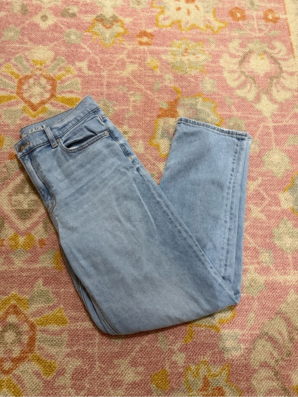 American Eagle Stretch Super High Rise Straight Jean